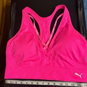 Puma Sports Bra Pink Color Xlarge Size